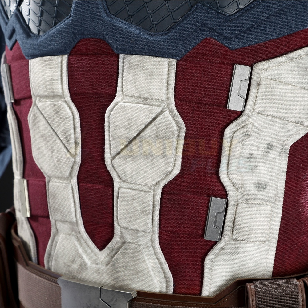 Avengers Endgame Captain America Costume Cosplay Suit Steven Rogers UnibuyPlus