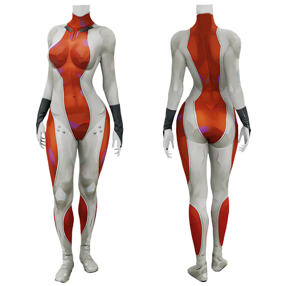 Marvel Rivals Rogue Bodysuit Costume Cosplay Suit For Kids Adult Anna Marie Red Version Unibuyplus