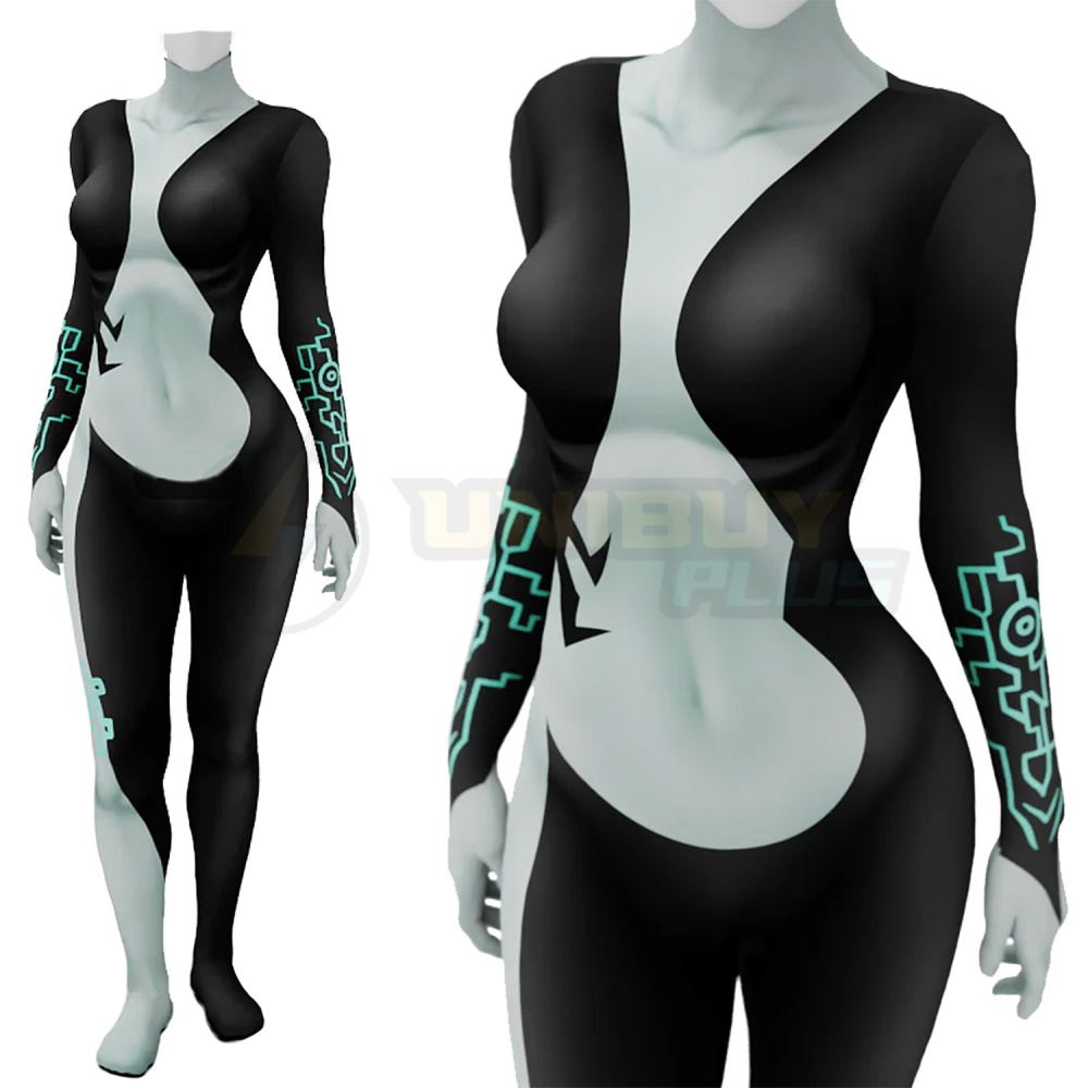 The Legend of Zelda Twilight Princess Midna Bodysuit Costume Cosplay Suit For Kids Adult Unibuyplus