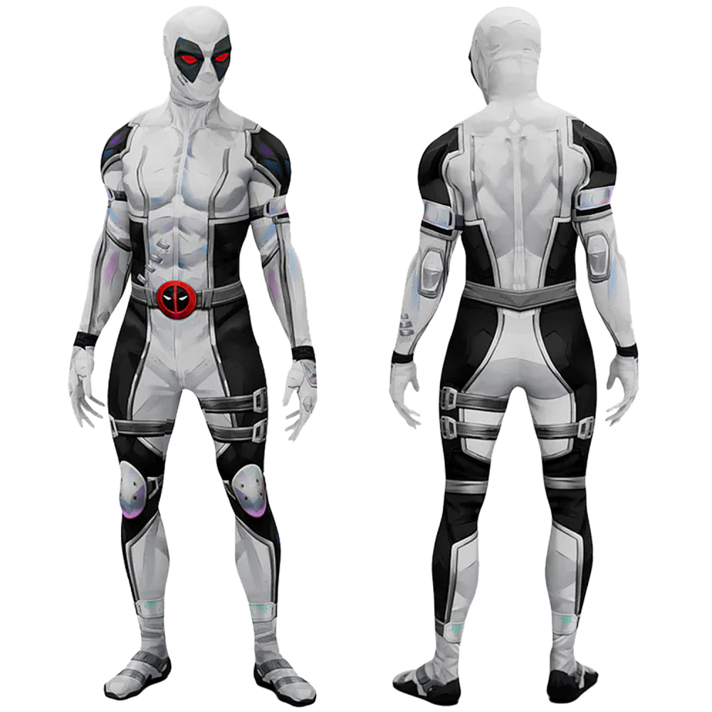 Marvel Rivals Deadpool Costume Cosplay Suit Bodysuit For Men Kids Wade Winston Wilson Grey Version Unibuyplus