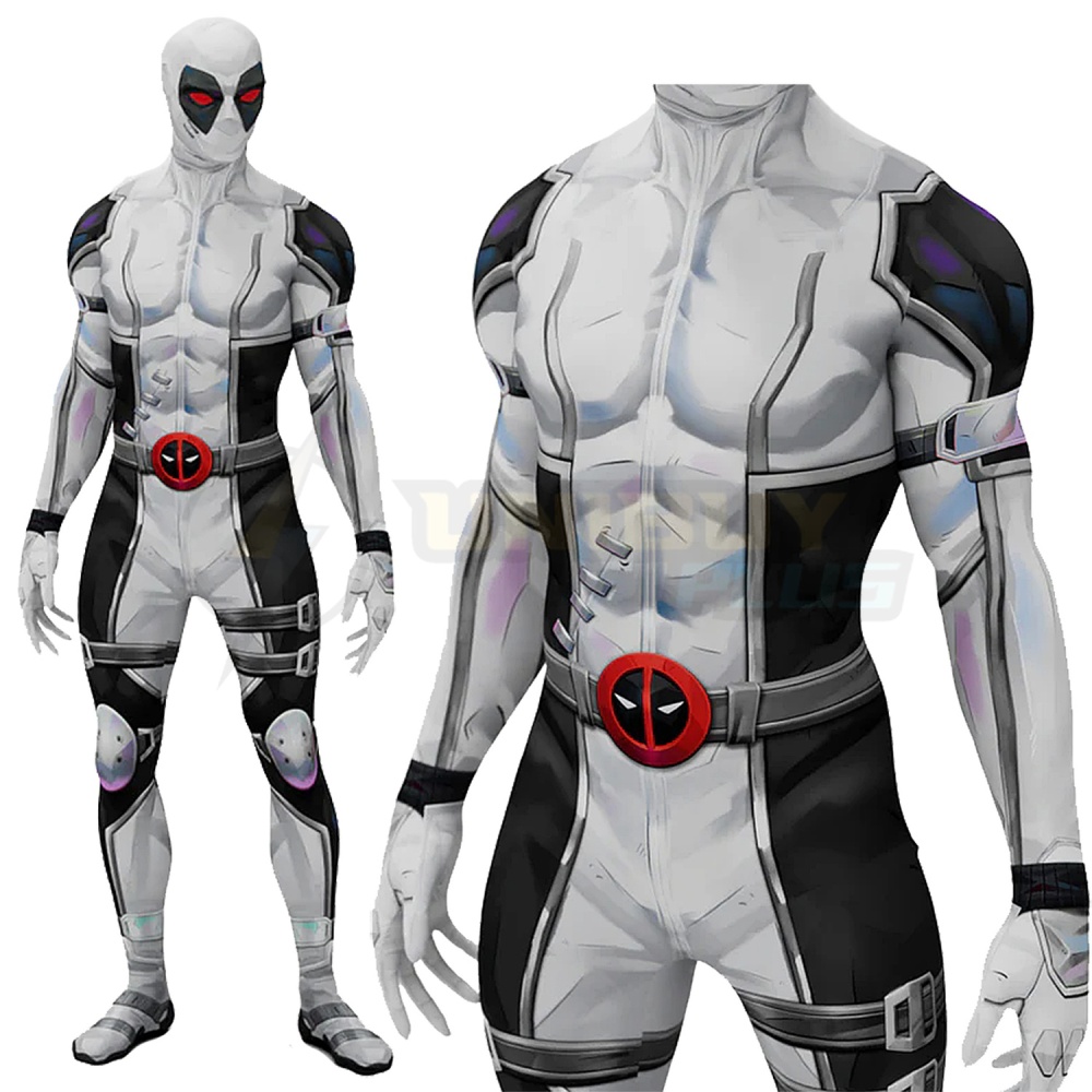 Marvel Rivals Deadpool Costume Cosplay Suit Bodysuit For Men Kids Wade Winston Wilson Grey Version Unibuyplus