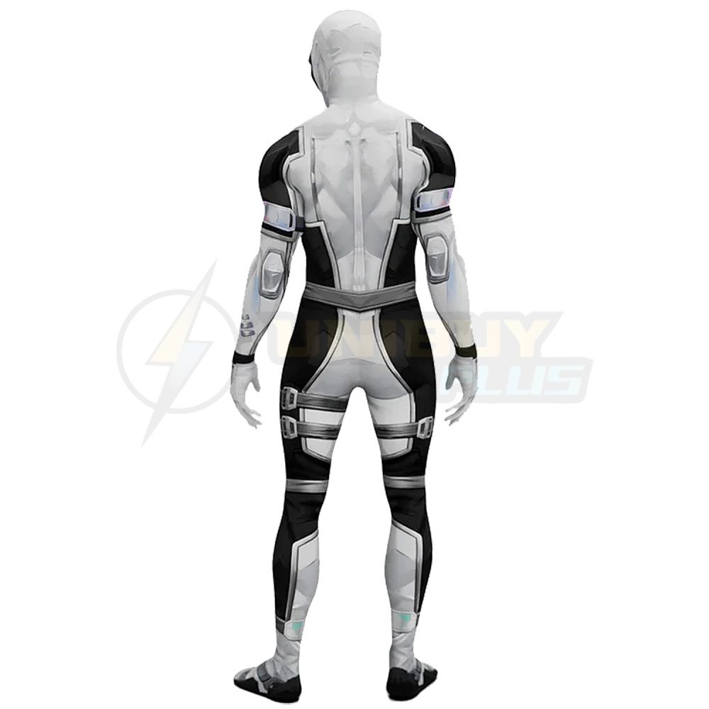Marvel Rivals Deadpool Costume Cosplay Suit Bodysuit For Men Kids Wade Winston Wilson Grey Version Unibuyplus