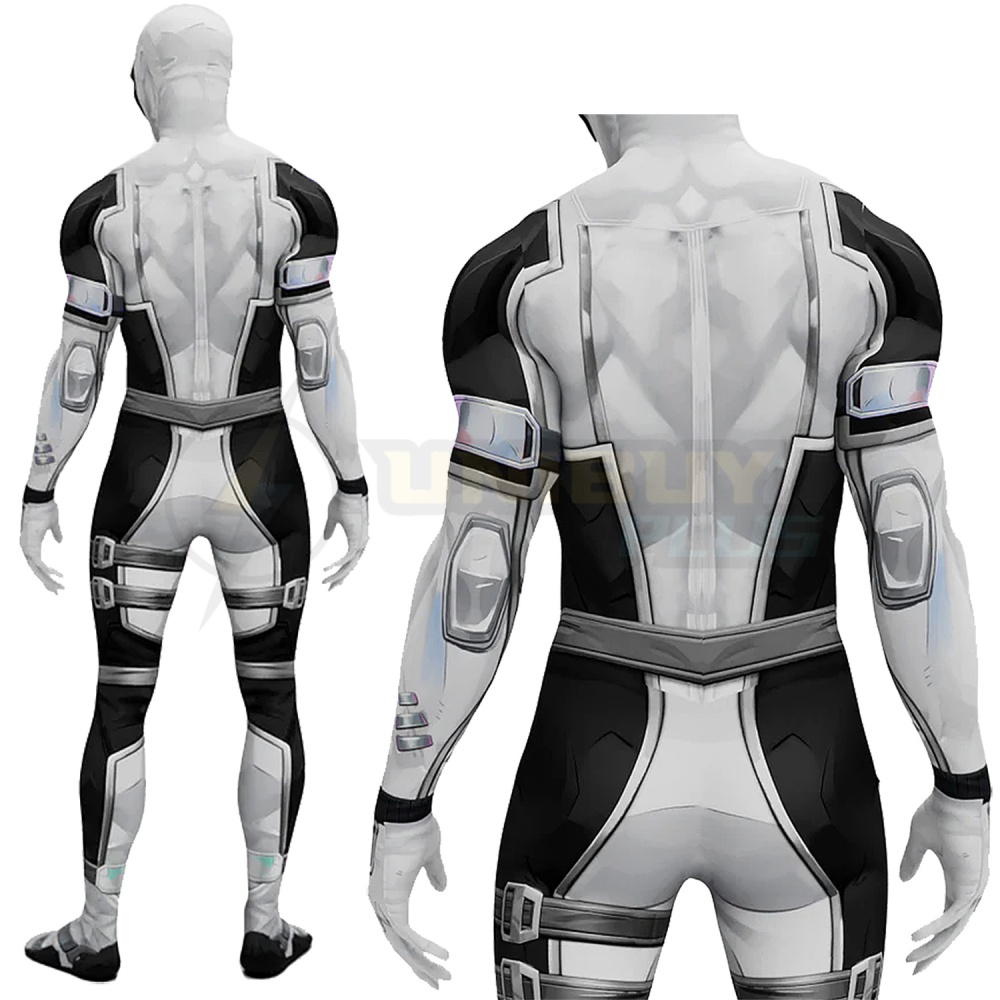 Marvel Rivals Deadpool Costume Cosplay Suit Bodysuit For Men Kids Wade Winston Wilson Grey Version Unibuyplus