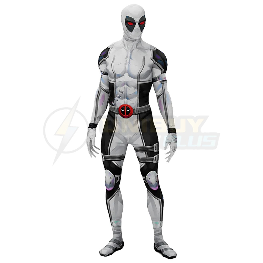 Marvel Rivals Deadpool Costume Cosplay Suit Bodysuit For Men Kids Wade Winston Wilson Grey Version Unibuyplus