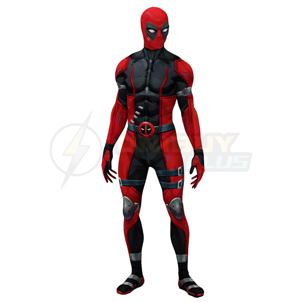Marvel Rivals Deadpool Costume Cosplay Suit Bodysuit For Men Kids Wade Winston Wilson Unibuyplus