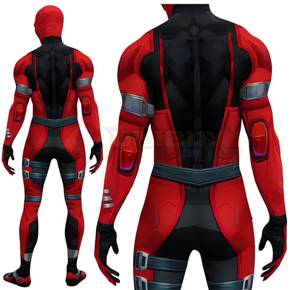 Marvel Rivals Deadpool Costume Cosplay Suit Bodysuit For Men Kids Wade Winston Wilson Unibuyplus