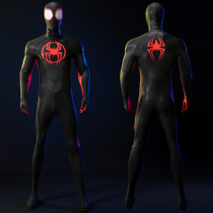 Spider-Man Miles Morales Costume Cosplay Suit Across the Spider-Verse Unibuyplus