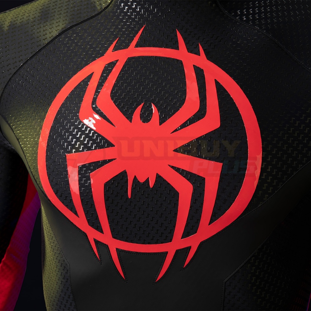 Spider-Man Miles Morales Costume Cosplay Suit Across the Spider-Verse Unibuyplus