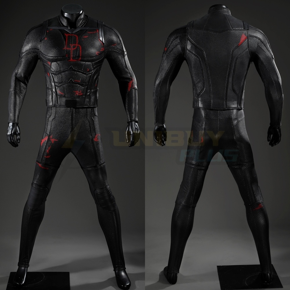 Daredevil Born Again Season 2 Costume Cosplay Black Suit Matt Murdock Ver 2 Unibuyplus