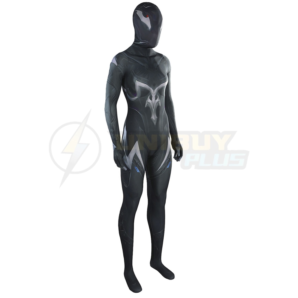 Marvel Rivals Symbiote Squirrel Bodysuit Costume Cosplay Suit For Kids Adult Black Squirrel Girl Unibuyplus