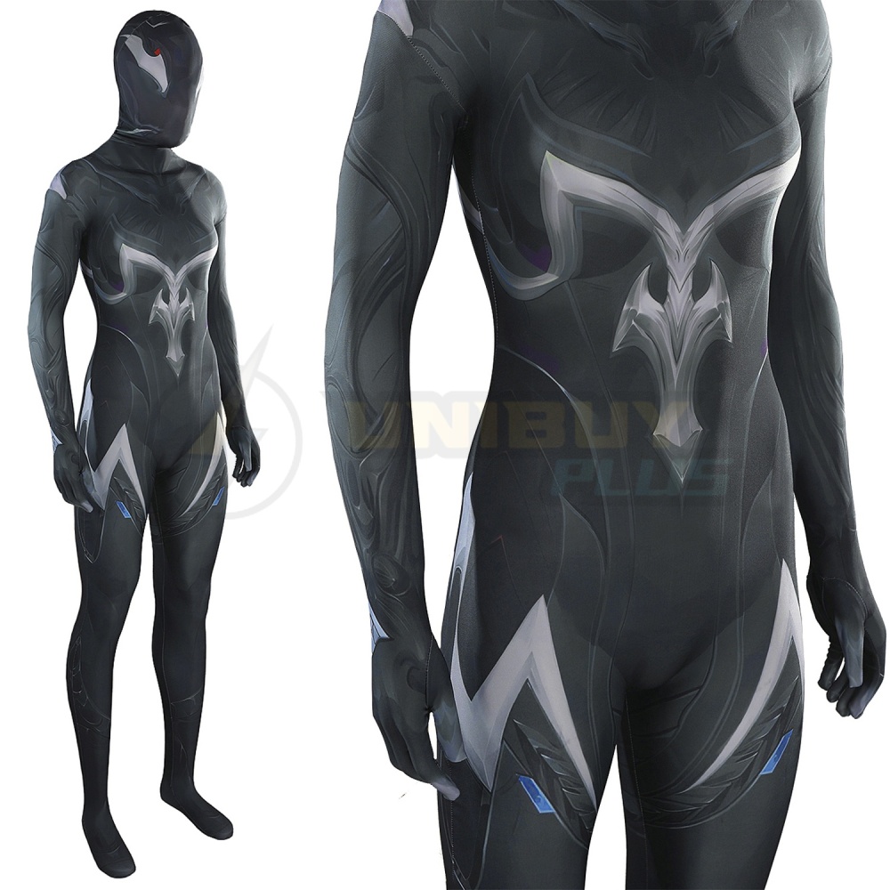 Marvel Rivals Symbiote Squirrel Bodysuit Costume Cosplay Suit For Kids Adult Black Squirrel Girl Unibuyplus