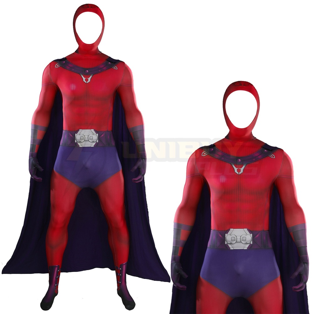 X-Men Magneto Bodysuit Costume Cosplay Suit For Kids Adult Unibuyplus