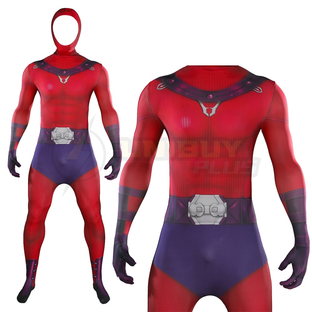 X-Men Magneto Bodysuit Costume Cosplay Suit For Kids Adult Unibuyplus