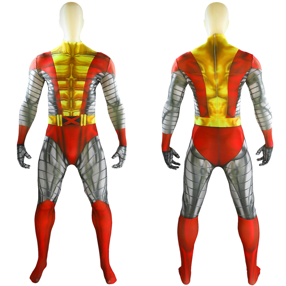 X-Men Colossus Bodysuit Costume Cosplay Suit For Kids Adult Unibuyplus