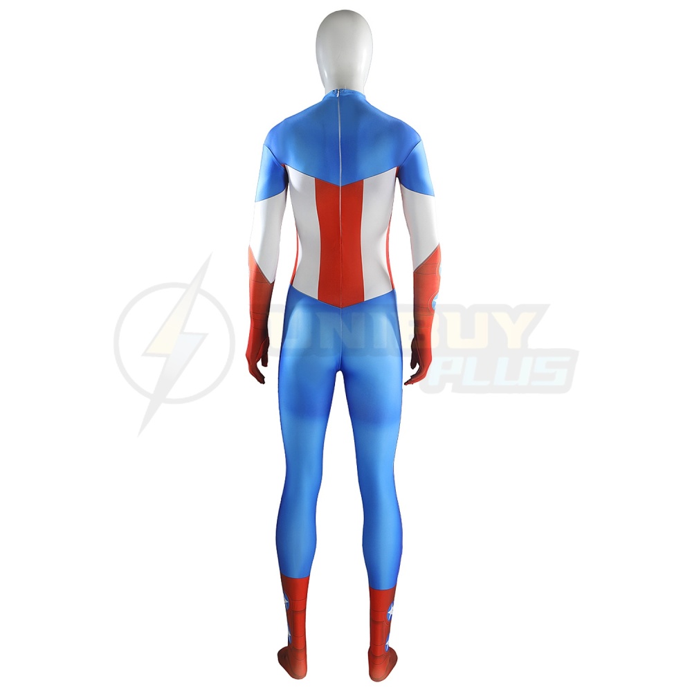 Captain America Costume Cosplay Suit For Kids Adult The First Avenger Female Version Unibuyplus