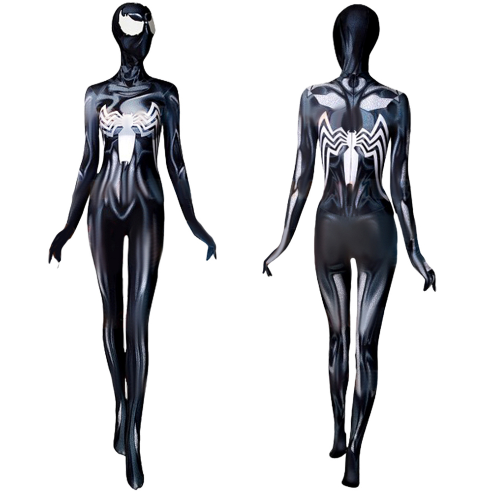 Amazing Spider-Man Anne Weying Bodysuit Costume She-Venom Cosplay Suit For Kids Adult Anne Winifred Weying Unibuyplus