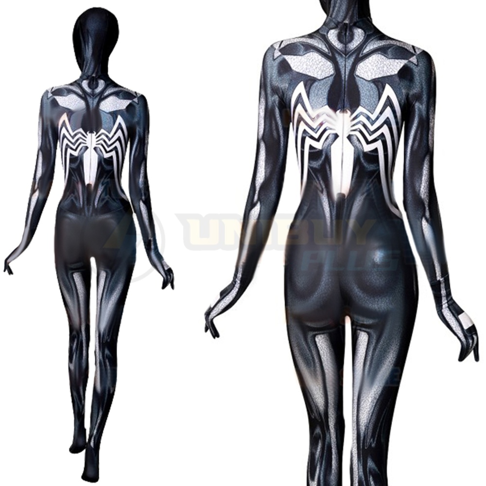 Amazing Spider-Man Anne Weying Bodysuit Costume She-Venom Cosplay Suit For Kids Adult Anne Winifred Weying Unibuyplus