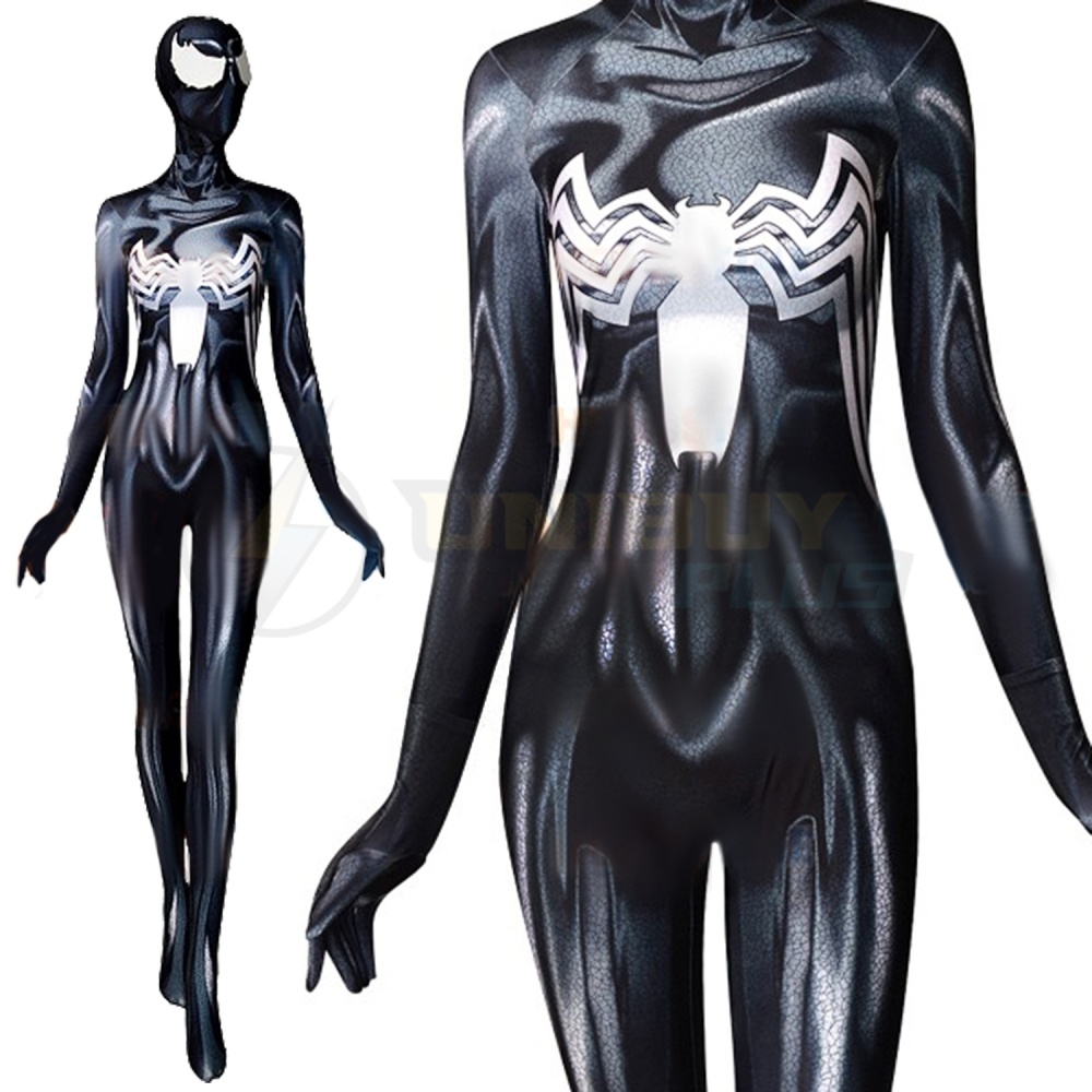 Amazing Spider-Man Anne Weying Bodysuit Costume She-Venom Cosplay Suit For Kids Adult Anne Winifred Weying Unibuyplus