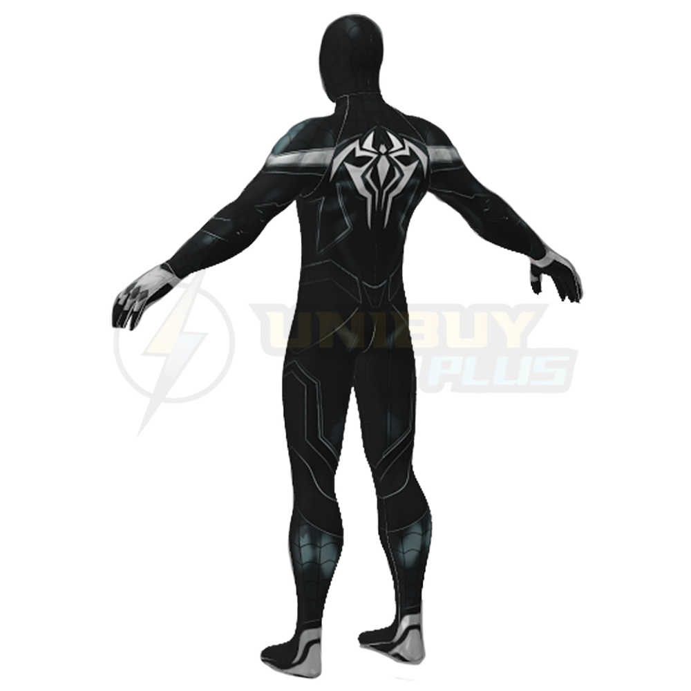 Marvel Rivals Symbiote Spider-Man Bodysuit Costume Cosplay Suit For Kids Adult Unibuyplus