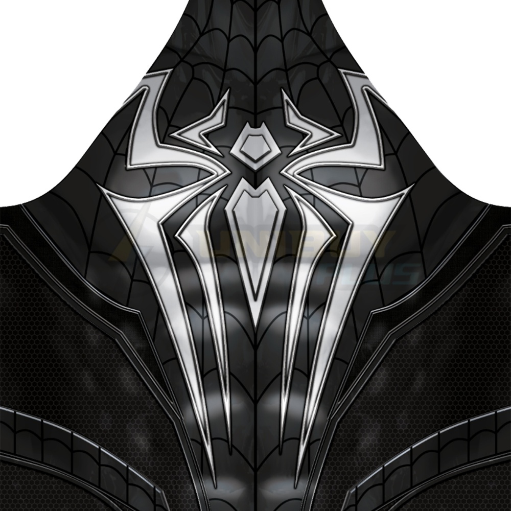Marvel Rivals Symbiote Spider-Man Bodysuit Costume Cosplay Suit For Kids Adult Unibuyplus