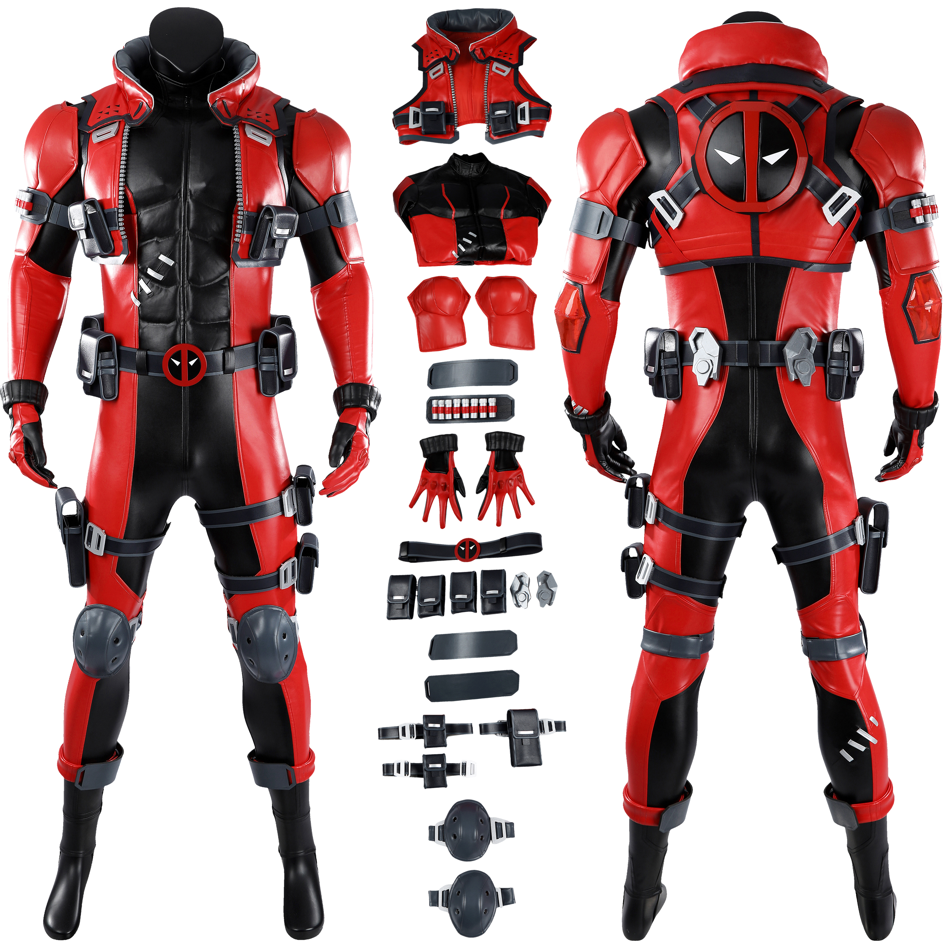 Marvel Rivals Deadpool Costume Cosplay Suit UnibuyPlus
