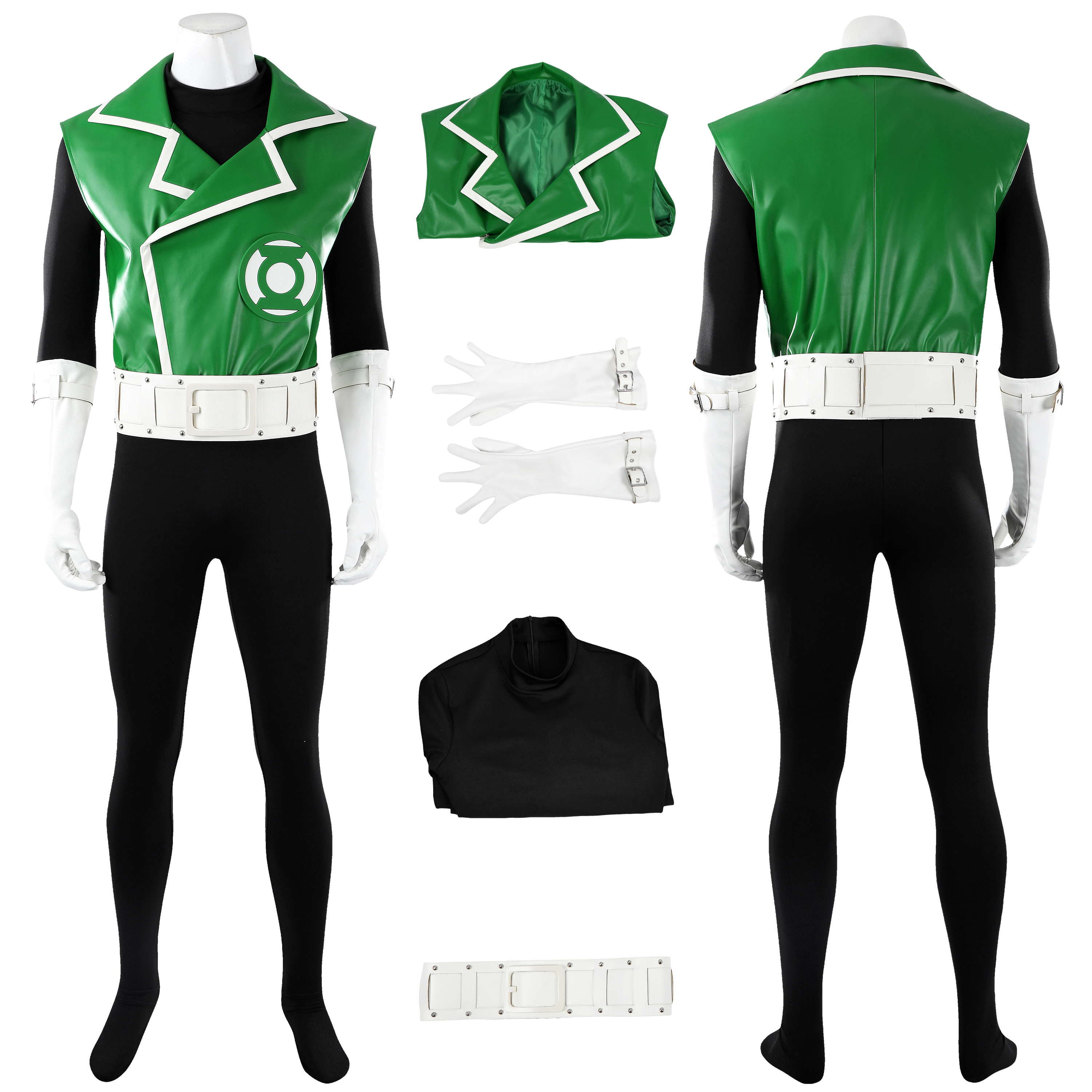 Green Lantern Costume Guy Gardner Cosplay Suit DC Comics UnibuyPlus