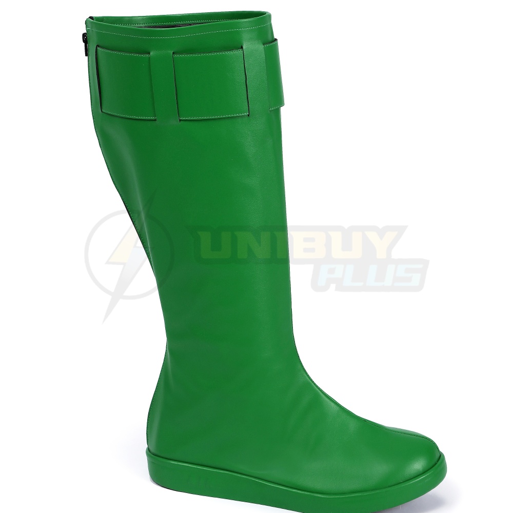 Green Lantern Cosplay Shoes Guy Gardner Men Boots DC Comics Unibuyplus