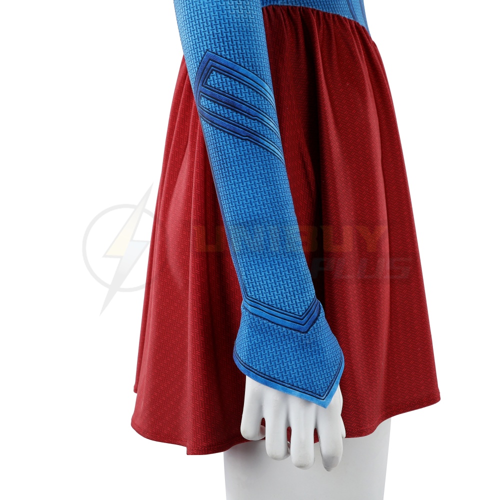 Supergirl Costume Cosplay Suit Kara Zor-El Bodysuit Unibuyplus