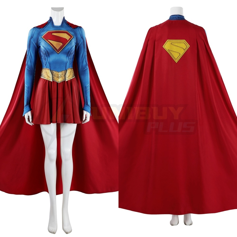 Supergirl Costume Cosplay Suit Kara Zor-El Bodysuit Unibuyplus
