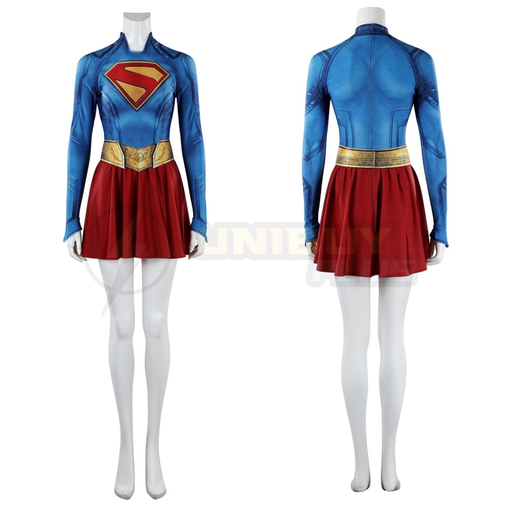 Supergirl Costume Cosplay Suit Kara Zor-El Bodysuit Unibuyplus