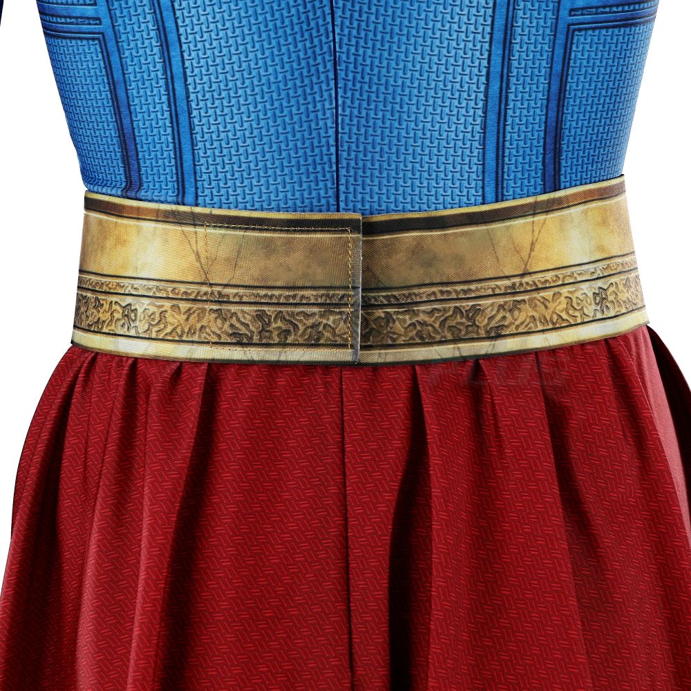Supergirl Costume Cosplay Suit Kara Zor-El Bodysuit Unibuyplus