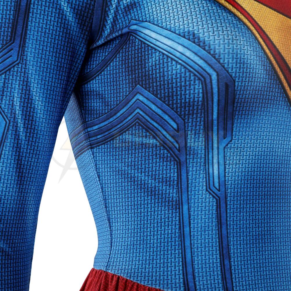 Supergirl Costume Cosplay Suit Kara Zor-El Bodysuit Unibuyplus