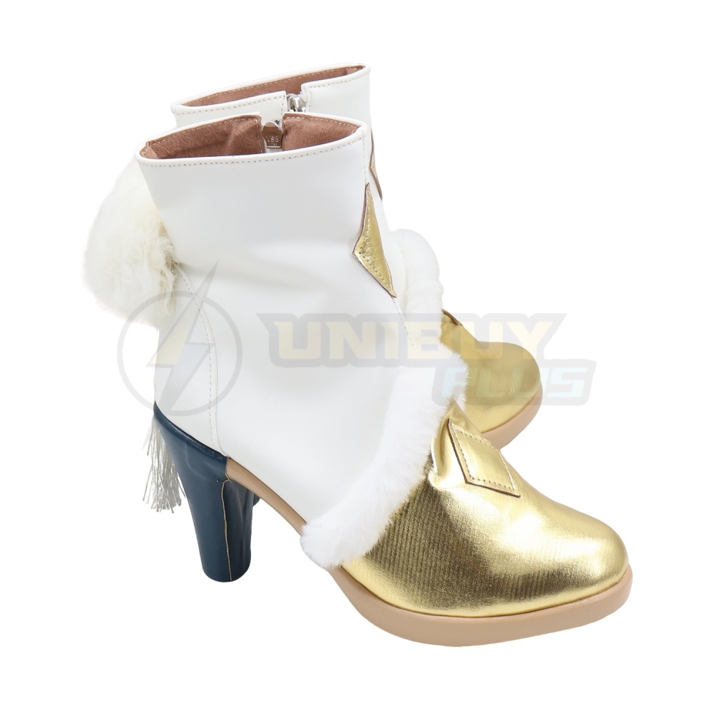 Genshin Impact  Zibai Cosplay Shoes Women Boots Unibuyplus