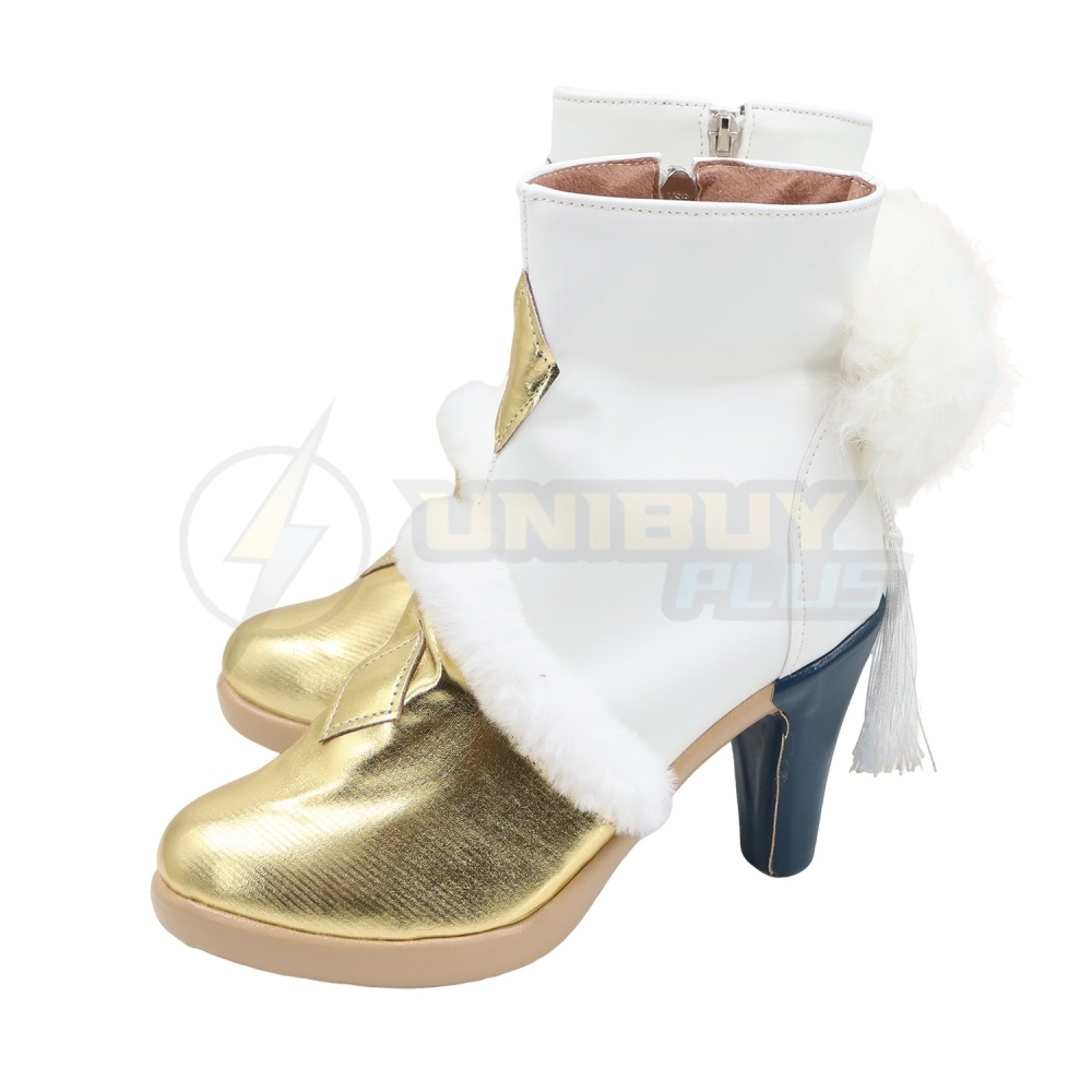 Genshin Impact  Zibai Cosplay Shoes Women Boots Unibuyplus