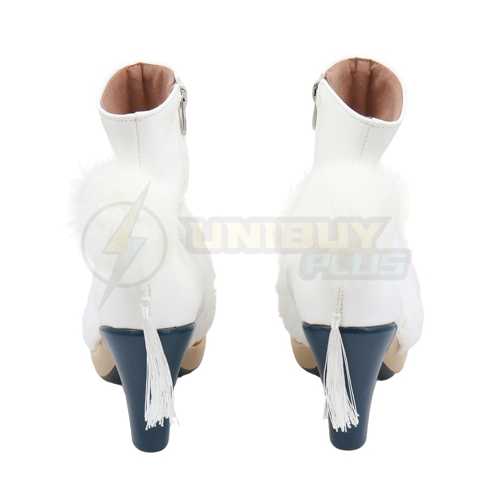 Genshin Impact  Zibai Cosplay Shoes Women Boots Unibuyplus