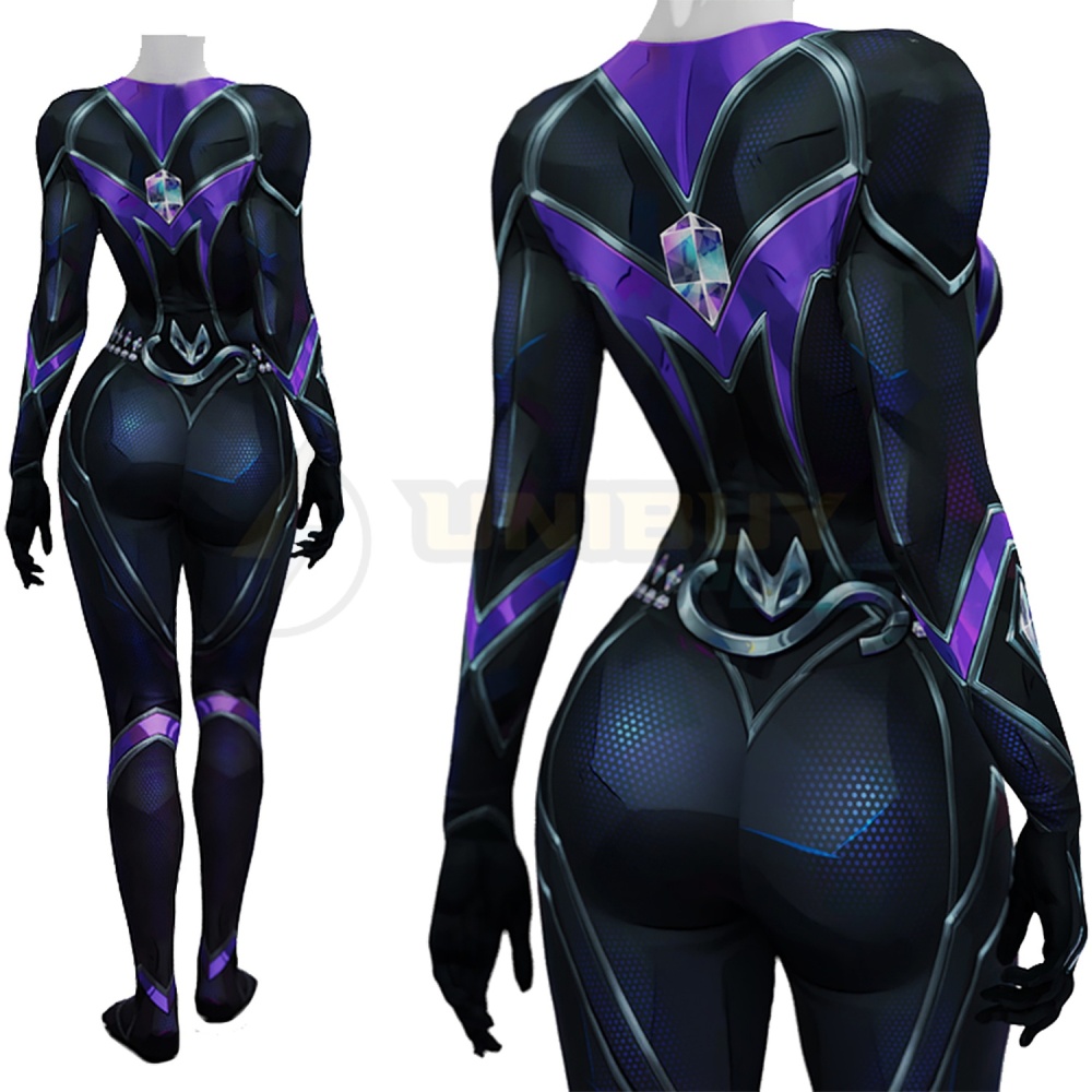 Marvel Rivals Black Cat Bodysuit Costume Cosplay Suit For Kids Adult Unibuyplus