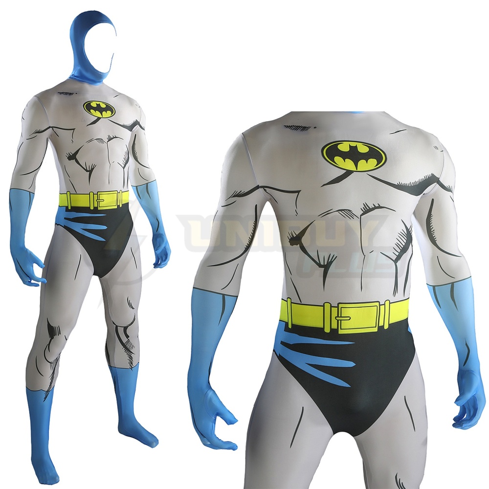 Batman Bodysuit Costume Detective Comics Cosplay Suit For Kids Adult Unibuyplus