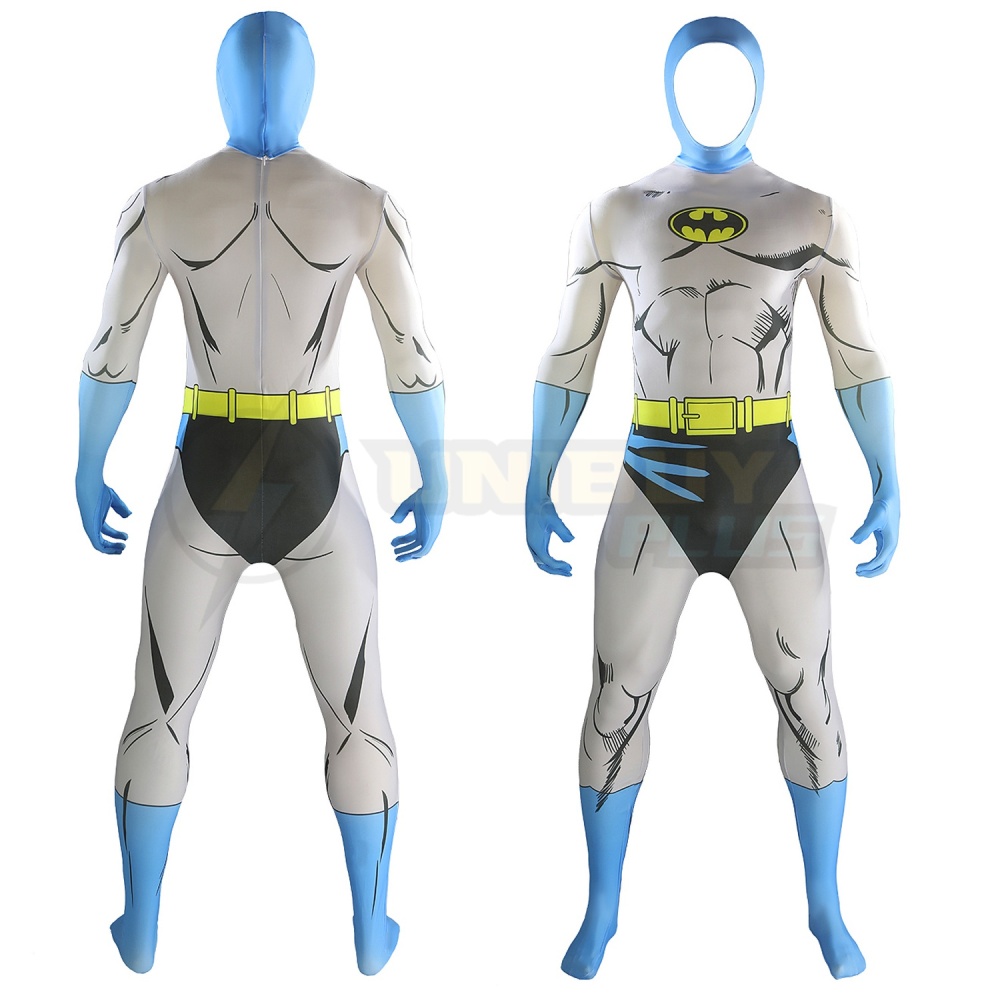 Batman Bodysuit Costume Detective Comics Cosplay Suit For Kids Adult Unibuyplus