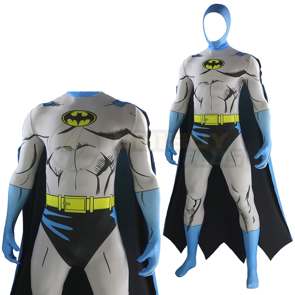 Batman Bodysuit Costume Detective Comics Cosplay Suit For Kids Adult Unibuyplus