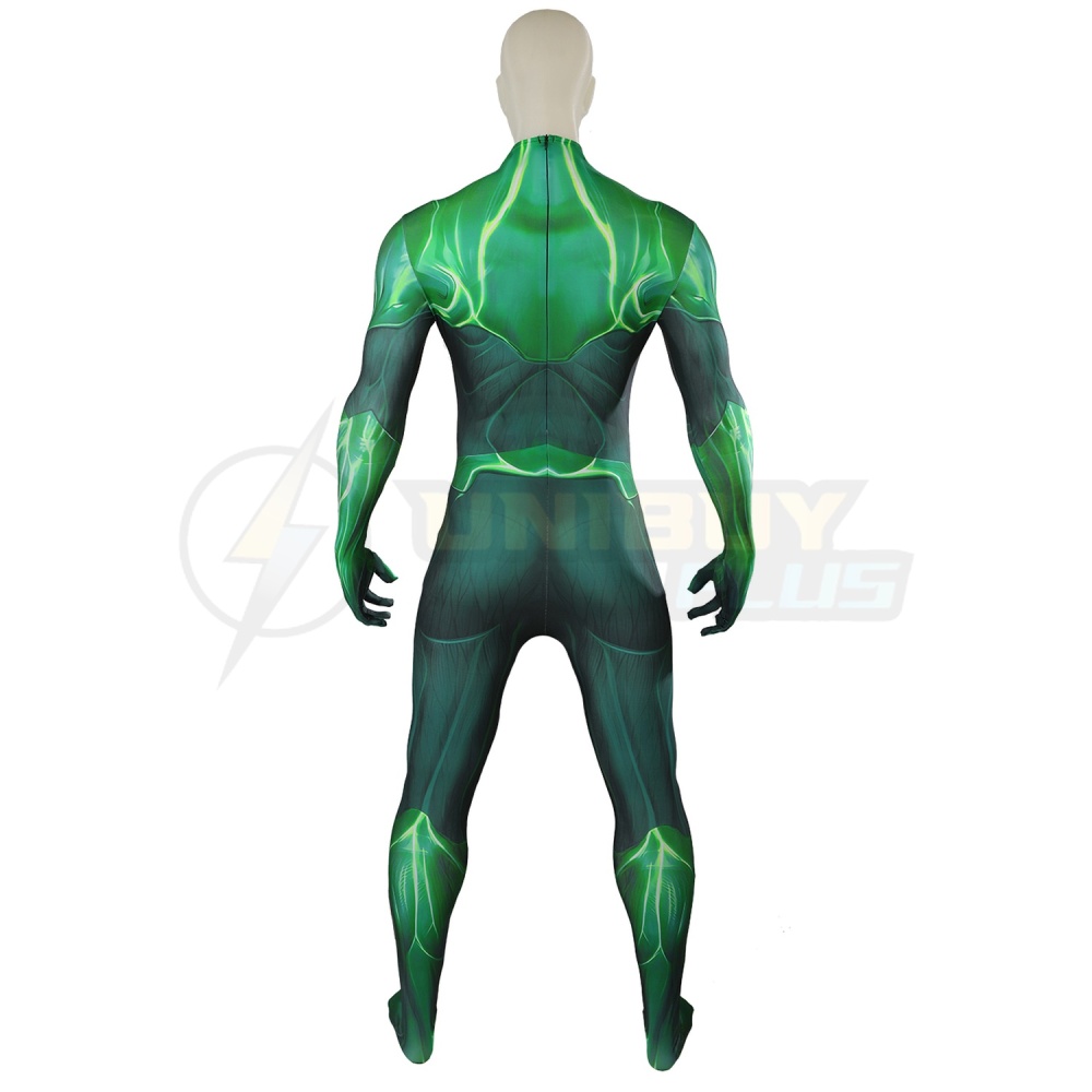 DC Comics Green Lantern Bodysuit Costume Cosplay Suit For Kids Adult Unibuyplus