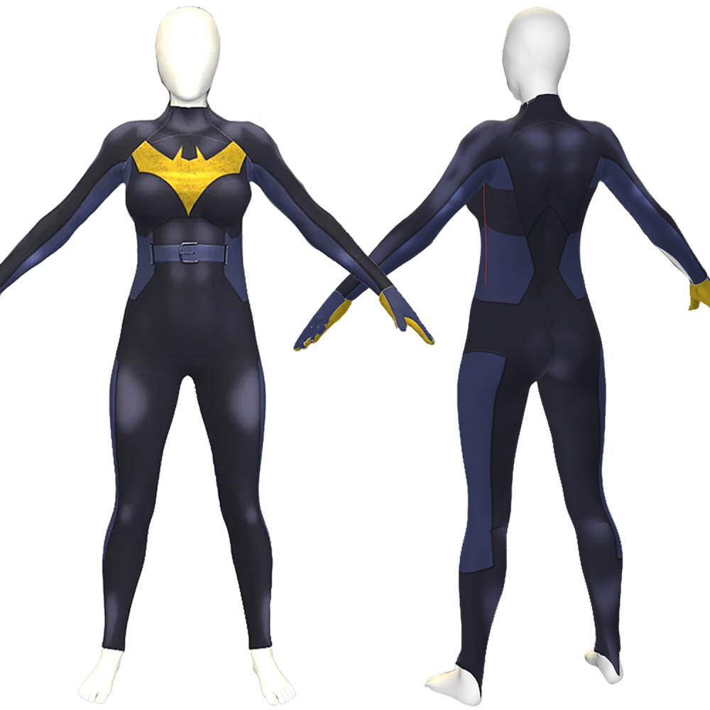 DC vs Vampires Batgirl Bodysuit Costume Cosplay Suit For Kids Adult Unibuyplus