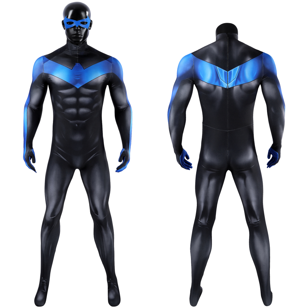 Nightwing Costume Cosplay Suit Dick Grayson Bodysuit DC Comics Unibuyplus