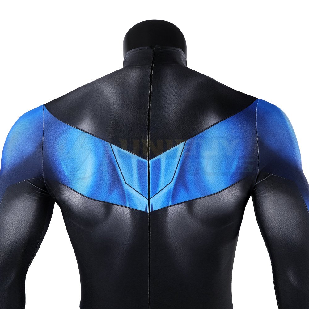 Nightwing Costume Cosplay Suit Dick Grayson Bodysuit DC Comics Unibuyplus