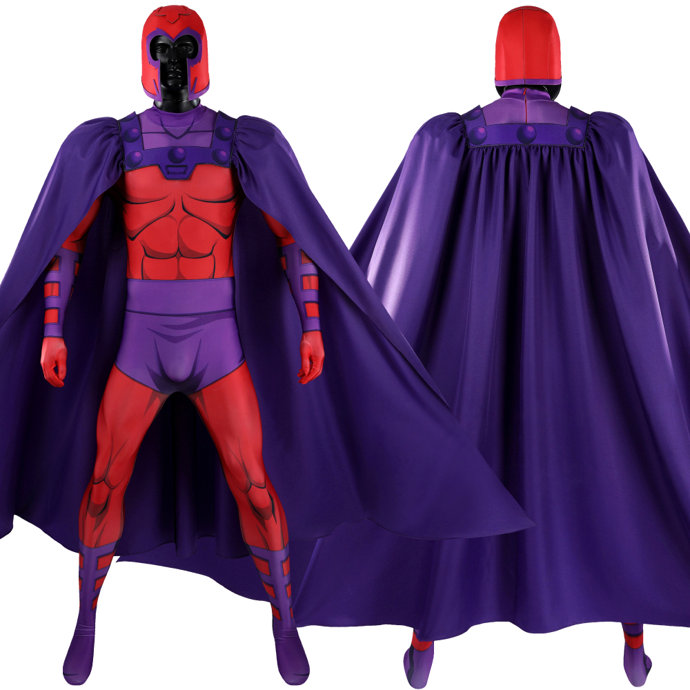 X-Men '97 Magneto Bodysuit Costume Cosplay Suit Unibuyplus