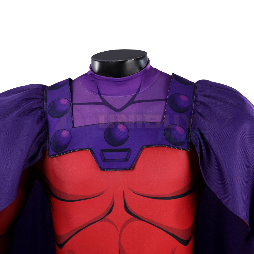 X-Men '97 Magneto Bodysuit Costume Cosplay Suit Unibuyplus