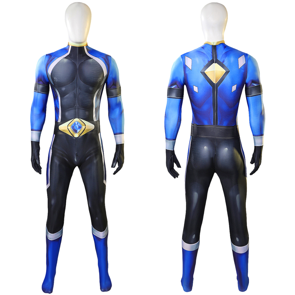 Battle Blaze Aoshima Yuya Bodysuit Costume Blaze Blue Cosplay Suit For Kids Adult Unibuyplus