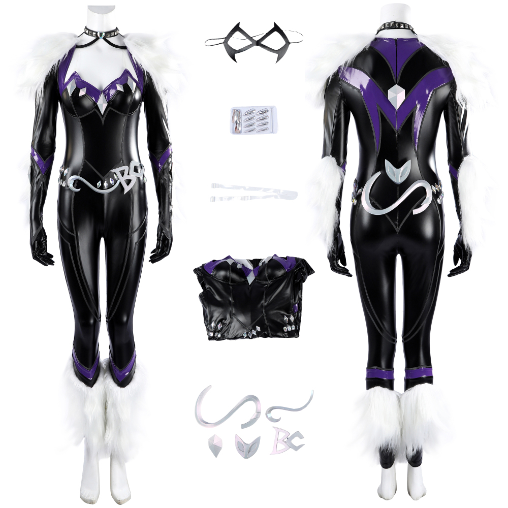 Marvel Rivals Black Cat Costume Cosplay Suit Unibuyplus