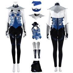 Mortal Kombat II Kitana Costume Cosplay Suit Unibuyplus