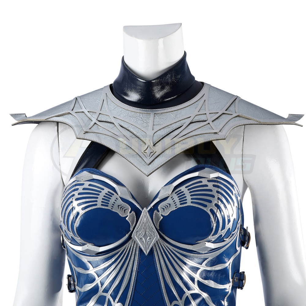 Mortal Kombat II Kitana Costume Cosplay Suit Unibuyplus
