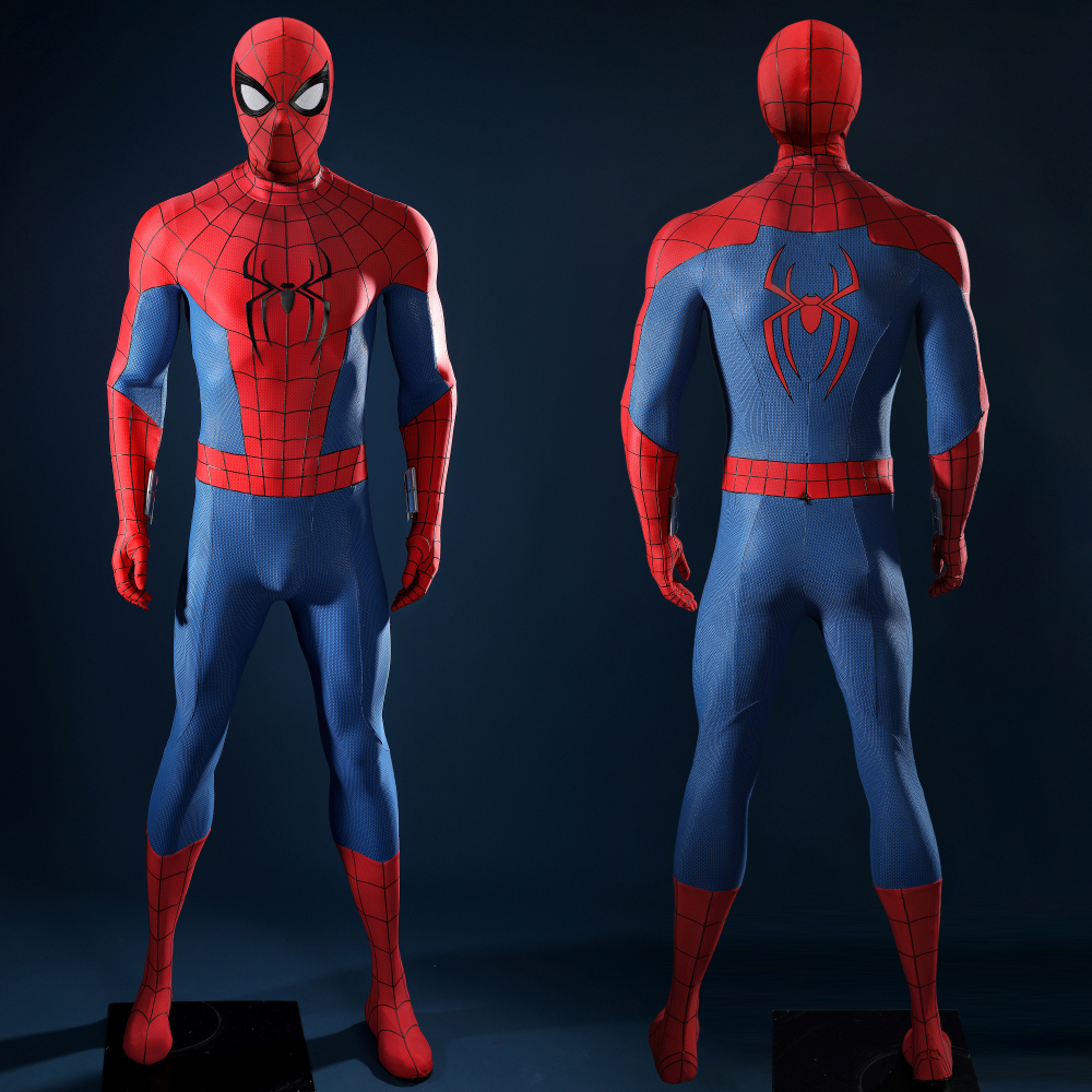 Spider-Man Costume Peter Parker Cosplay Suit Brand New Day UnibuyPlus